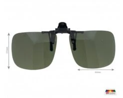 H.Maheo Face Solaire Polarisante Relevable PM Gris Cat 3 - Pour Lunette De Vue