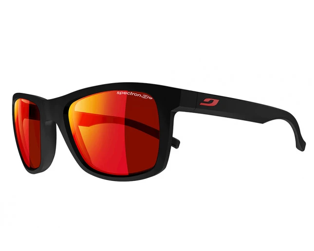 Julbo Lunette De Soleil Beach Noir Mat - Spectron 3 Flash Rouge 1 Julbo Lunette De Soleil Beach Noir Mat - Spectron 3 Flash Rouge