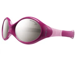 Julbo Lunette De Soleil Bébé Looping 3 Pourpre / Rose - Spectron 4 Flash Argent