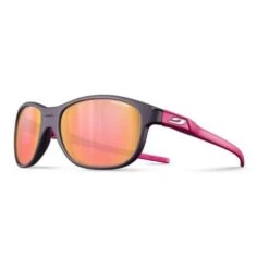 Julbo Lunette De Soleil Enfant Arcade Violet Foncé / Rose Foncé - Spectron 3 Flash Or Rose