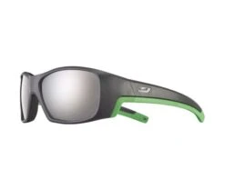 Julbo Lunette De Soleil Enfant Billy Gris Foncé / Vert - Spectron 4 Flash Argent