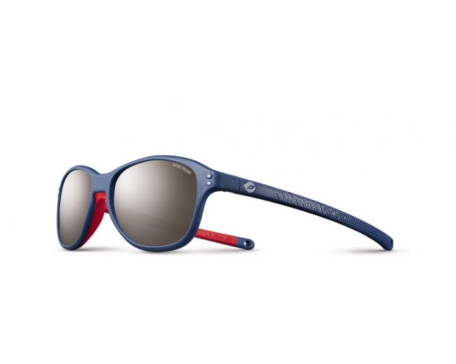 Julbo Lunette De Soleil Enfant Boomerang Bleu F / Rouge / Blanc - Spectron 3 + 1 Julbo Lunette De Soleil Enfant Boomerang Bleu F / Rouge / Blanc - Spectron 3 +