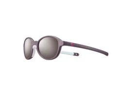 Julbo Lunette De Soleil Enfant Frisbee Aubergine / Gris - Spectron 3 Flash Argent