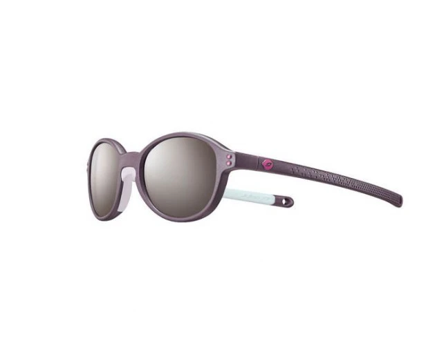 Julbo Lunette De Soleil Enfant Frisbee Aubergine / Gris - Spectron 3 Flash Argent 1 Julbo Lunette De Soleil Enfant Frisbee Aubergine / Gris - Spectron 3 Flash Argent