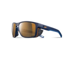 Julbo Shield Bleu Mat/Bleu/Orange - REACTIV High Mountain 2-4 Polarized