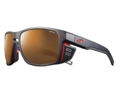 Julbo Shield M Noir Translu / Orange Fluo - REACTIV High Mountain 2-4 Polarized