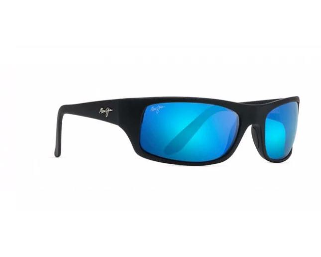 Maui Jim Peahi Noir Mat Blue Hawai 1 Maui Jim Peahi Noir Mat Blue Hawai