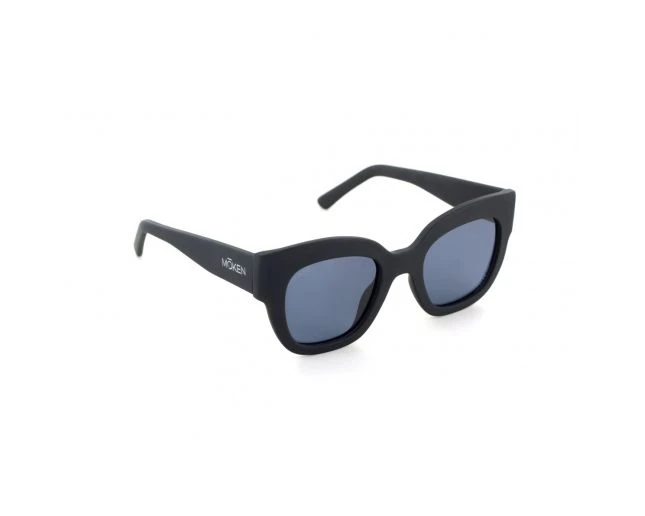 Moken Eyewear Monroe Matte Black Blue Polarized 1 Moken Eyewear Monroe Matte Black Blue Polarized