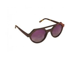 Mou Compagny EGUZKI Bois Erable Cumaru Zebrano Brun Rouge Carbone Et Titane Verres Violets Dégradés