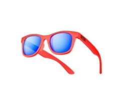 Neon Optic Lunette De Soleil Happy Red Fluo Mirror Blue