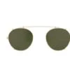 Oliver Peoples Coleridge Clip Solaire Soft Gold Green