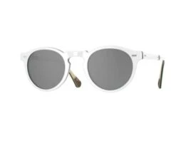 Oliver Peoples Gregory Peck 1962 Folding Aspen Edition White Ivory Black Green Grey Silver Mirror