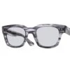 Oliver Peoples Shiller Navy Smoke Silver Mist