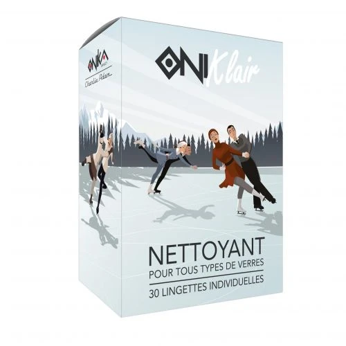 Onika Lingettes Lunette Charlie Adam Snow Boite De 30 - Danse Sur Glace 1 Onika Lingettes Lunette Charlie Adam Snow Boite De 30 - Danse Sur Glace