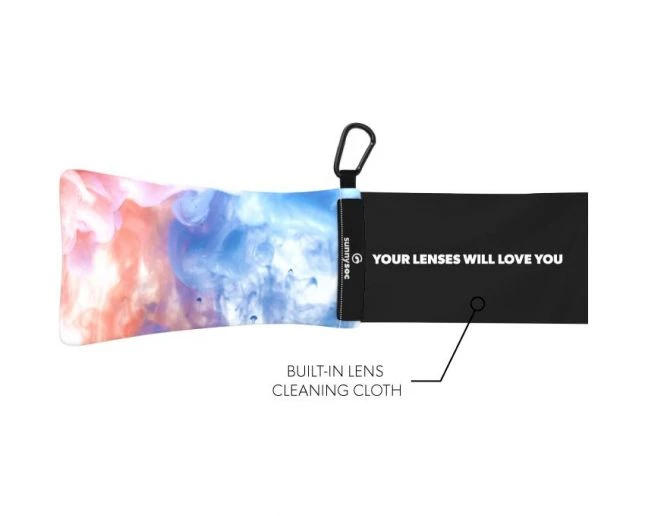 SUNNYSOC Ink - Etui à Lunettes Souples Et Chamoisine Intégrée 1 SUNNYSOC Ink - Etui à Lunettes Souples Et Chamoisine Intégrée