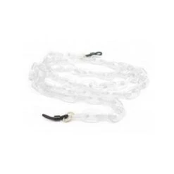 Valrose Chaînes Acétate Avec Petits Maillons Rectangulaires Crystal Transparent Taille Du Maillon (extérieur) : 1.4 Cm